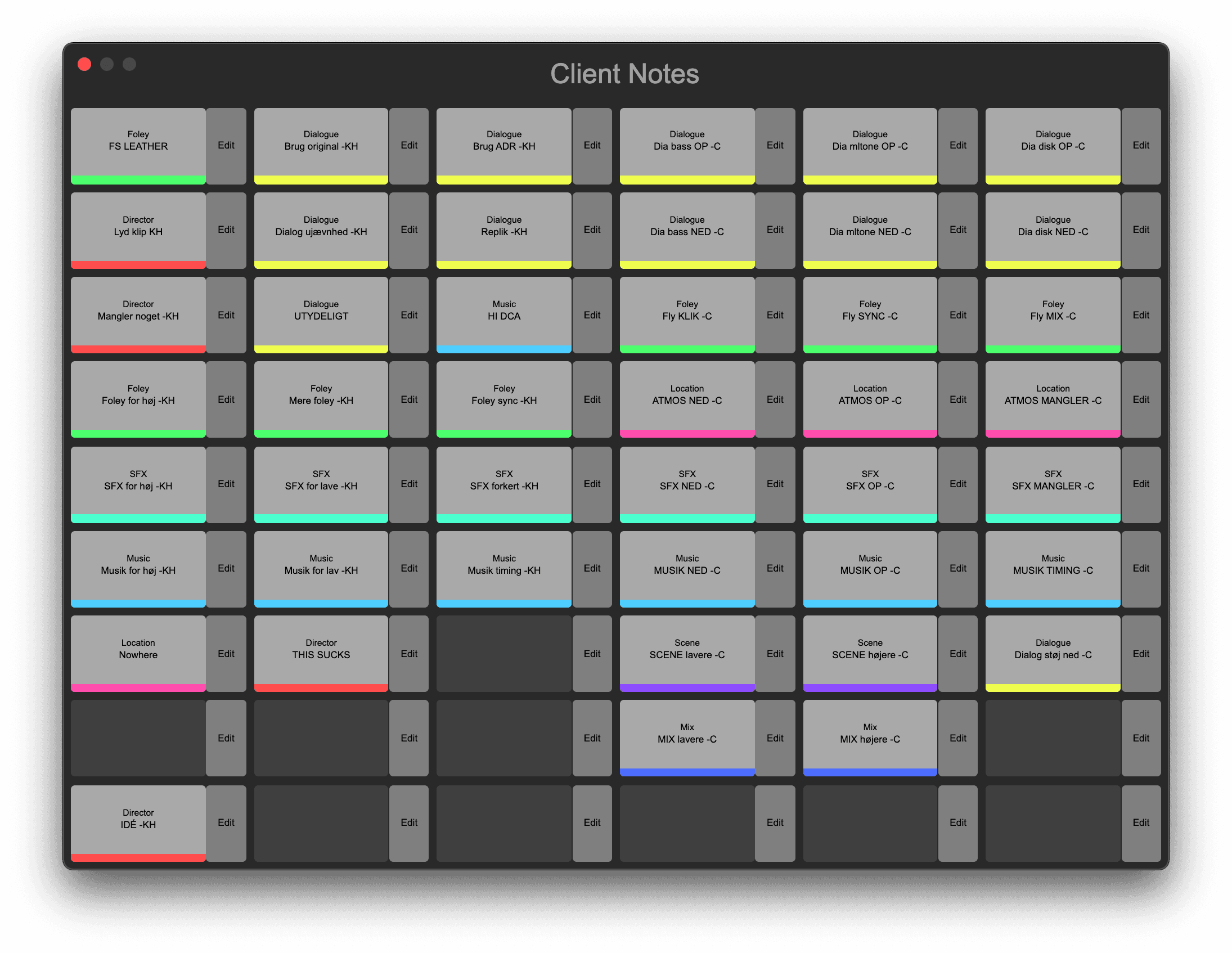 Let clients add notes on an iPad in real-time