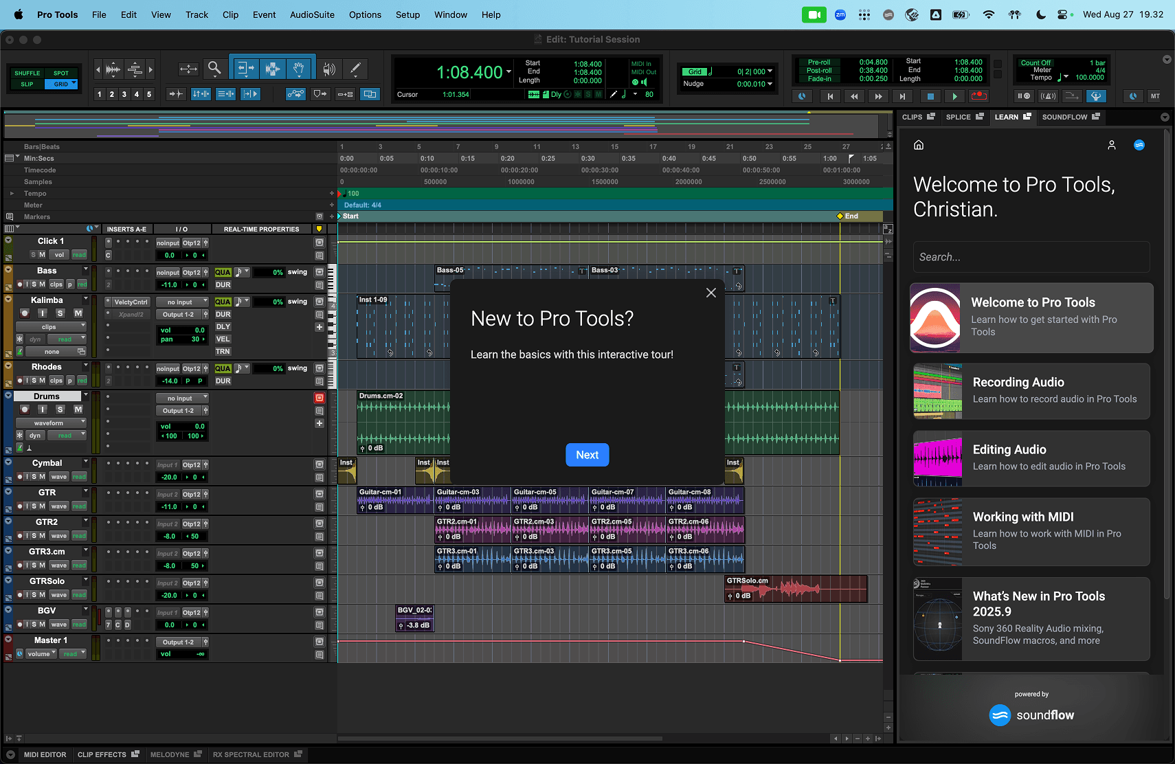 Interactive tutorials