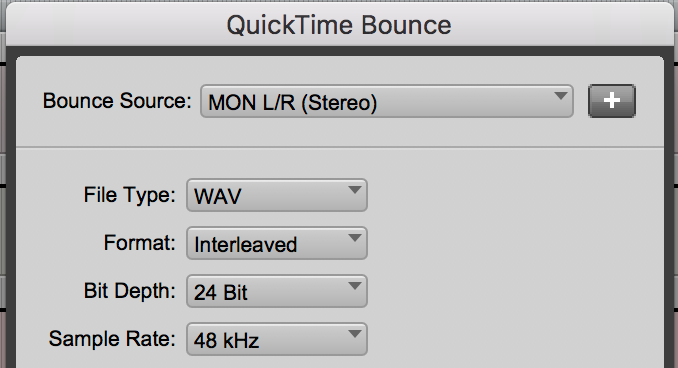 Bounce to Quick Time