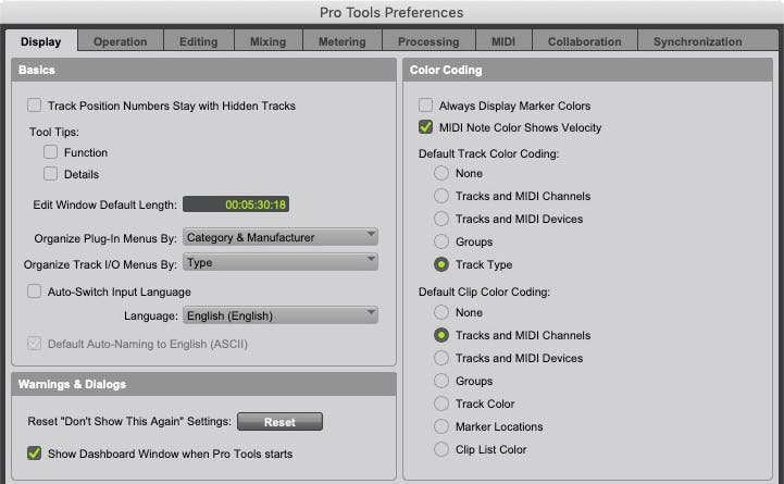 Pro Tools Preference Manager